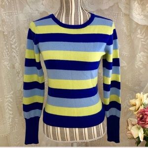 ALICE + OLIVIA Presley Elbow Ptch Cashmere Sweater